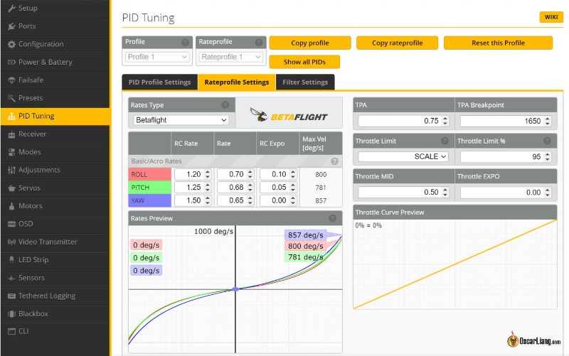 betaflight rc rates